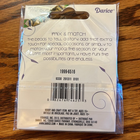 NWT 4 Packs Jewelry Interchangeable Bands & Bling Metal Charms Sliders by Darice - Picture 3 of 9